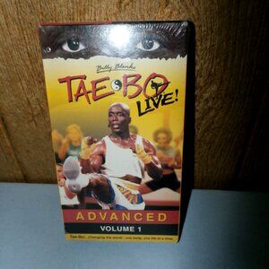 Billy Blanks Tae Bo Live Advanced Volume  1  (2000 vhs) New Factory Sealed